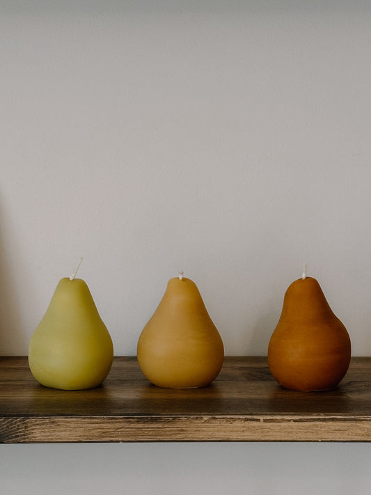 pear shaped candle