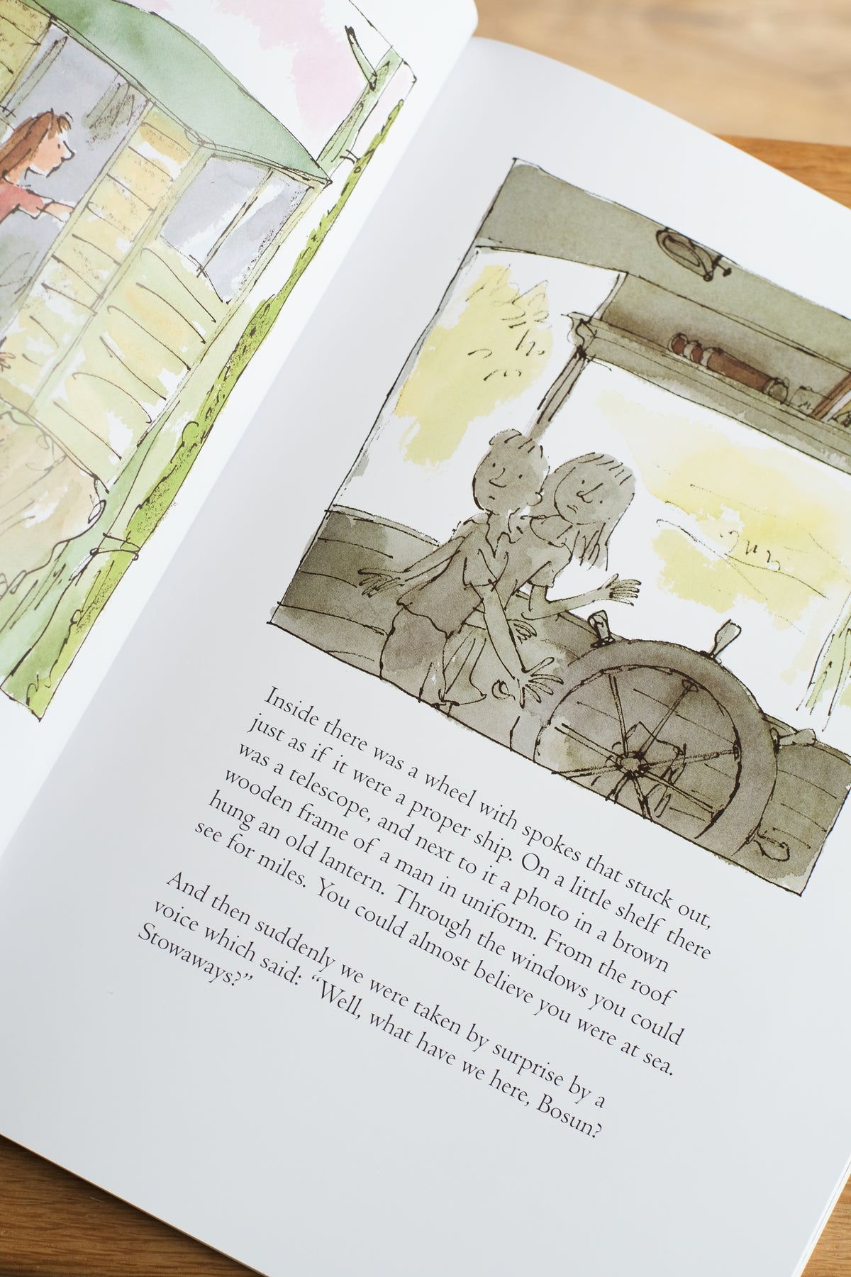 the green ship - by quentin blake