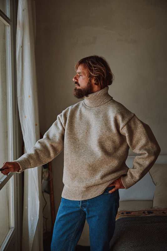 pre-order: jacques merino wool turtleneck sweater