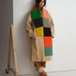 colorblock garter stitch scarf