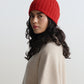 plain ribbed hat in lambswool