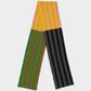 vertical stripe multicolor scarf