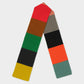 colorblock garter stitch scarf