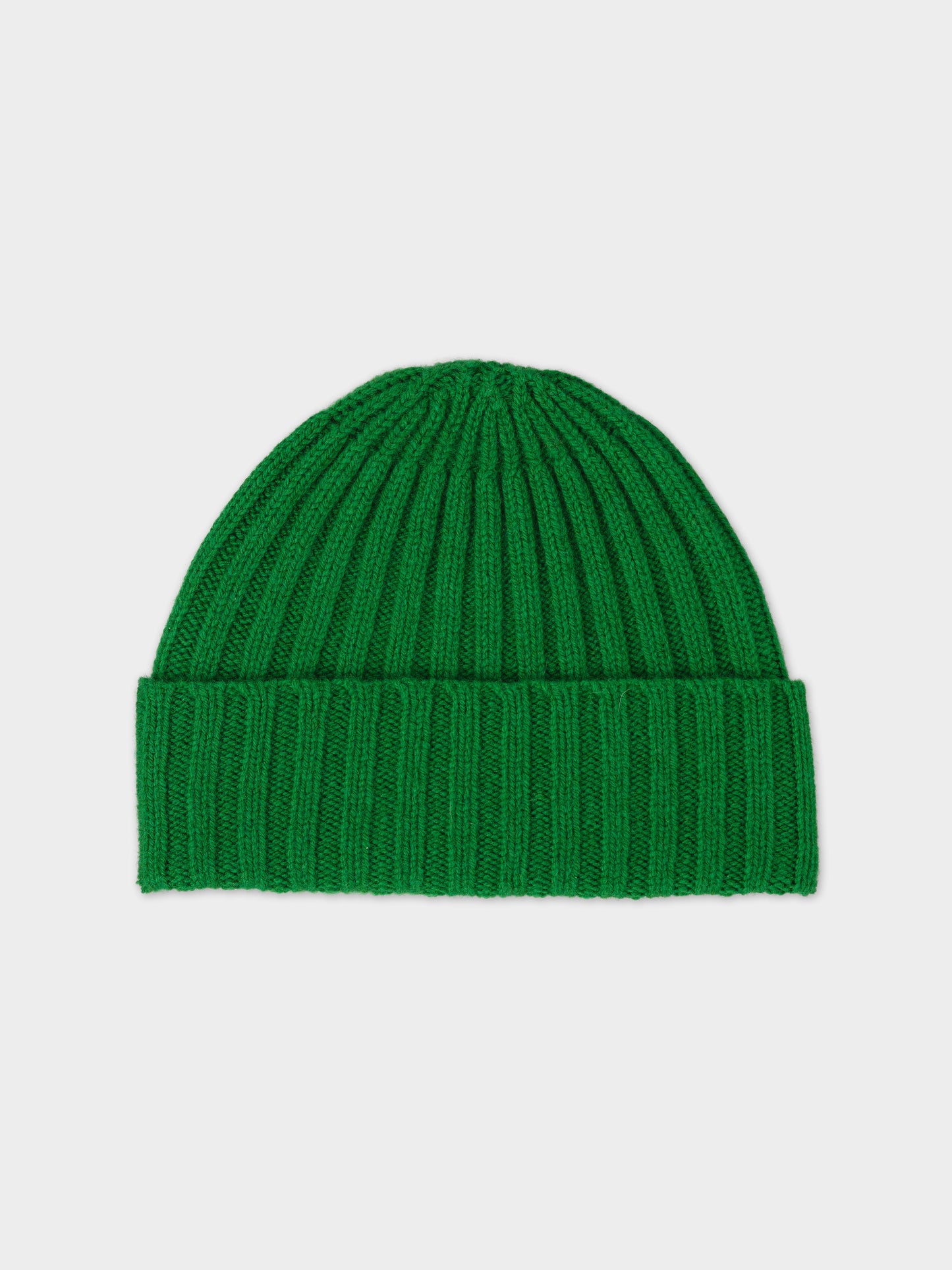 plain ribbed hat in lambswool