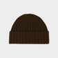 plain ribbed hat in lambswool