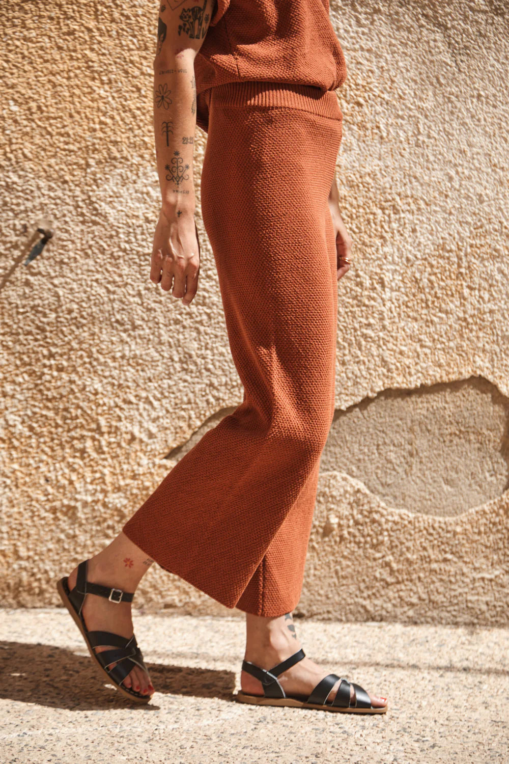 pre-order: louisa cropped pants in organic cotton