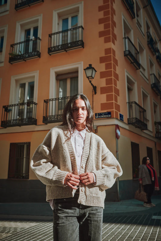 pre-order: luna batwing cardigan in merino wool - various colors