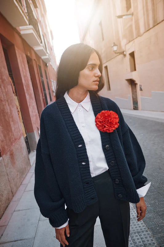 pre-order: luna batwing cardigan in merino wool
