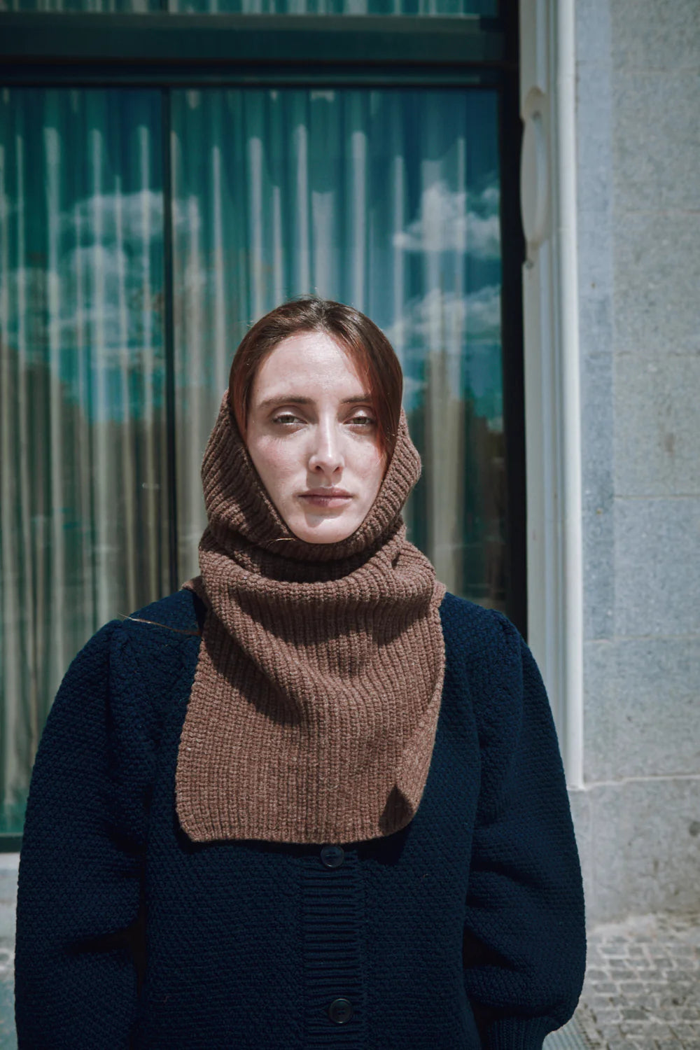 marcelina hood in merino wool
