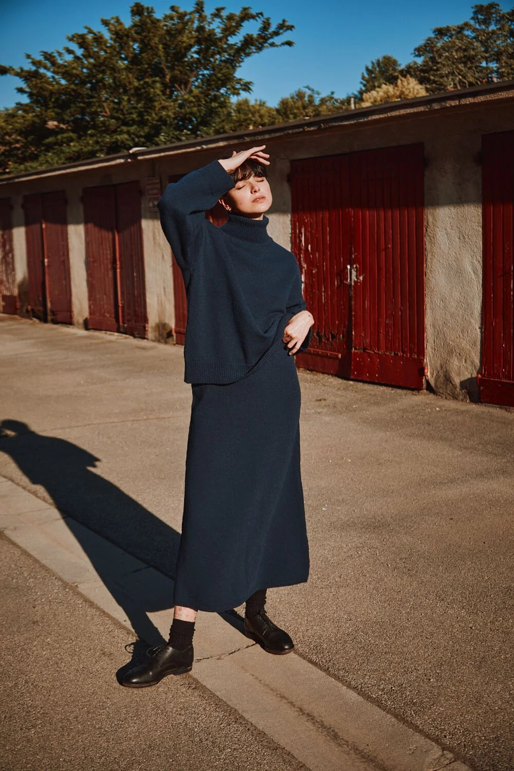 pre-order: michelle lightweight merino wool turtleneck sweater - various colors