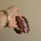 plant dyed silk scrunchie