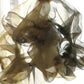 plant dyed generous silk organza scrunchie