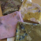 botanically dyed silk scarf - various colors