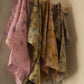 botanically dyed silk scarf - various colors