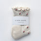 petal ruffled crew socks - two shades