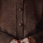 pre-order: sandra funnel-neck cardigan in merino wool