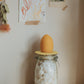 easter egg candle: daffodil yellow