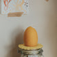 easter egg candle: daffodil yellow