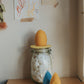 arch candle: daffodil yellow