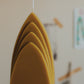 arch candle: olive yellow