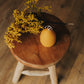 easter egg candle: daffodil yellow