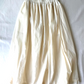 pre-order noor mai skirt in cotton with lace hem