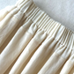 pre-order noor mai skirt in cotton with lace hem