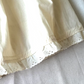 pre-order noor mai skirt in cotton with lace hem