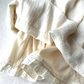 pre-order noor mai skirt in cotton with lace hem