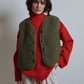 pre-order: luce curly alpaca vest - various colors