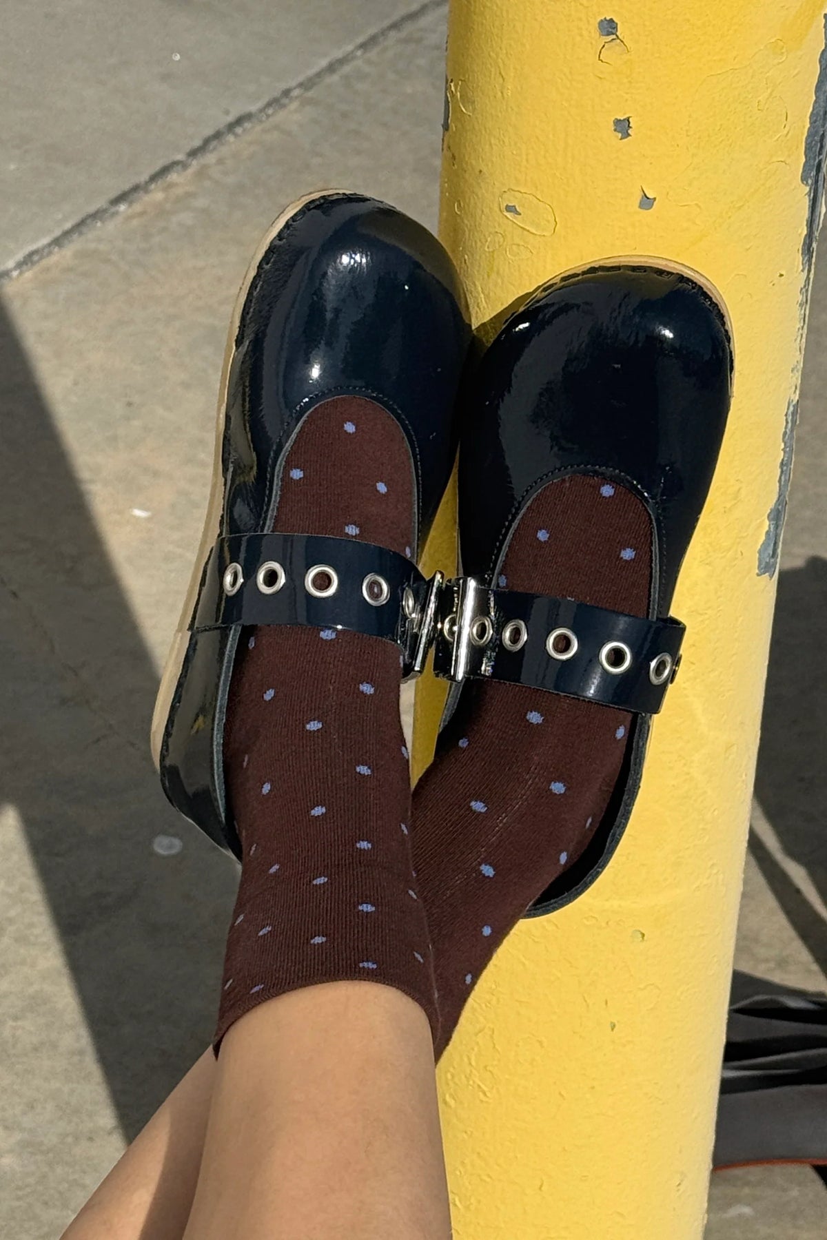 polka dot sneaker socks