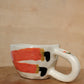 hand-painted people cappuccino mug