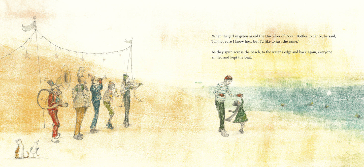 the uncorker of ocean bottles - by michelle cuevas