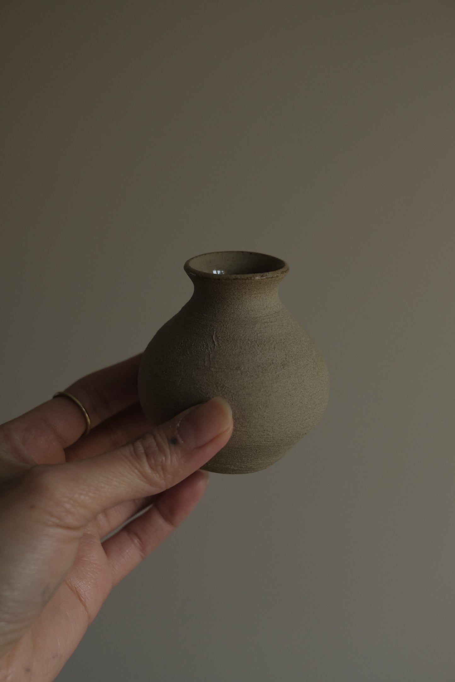 small ceramic botero no.3 vase by linda bredenbekk