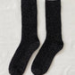winter sparkle wool socks