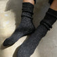 winter sparkle wool socks