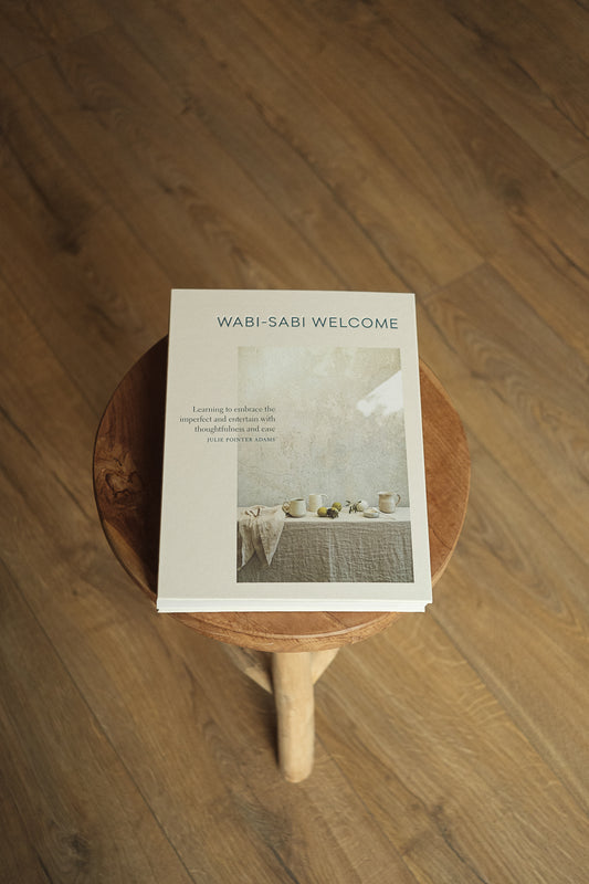 wabi-sabi welcome - by julie pointer adams