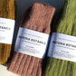 thick merino wool socks - botanically hand-dyed