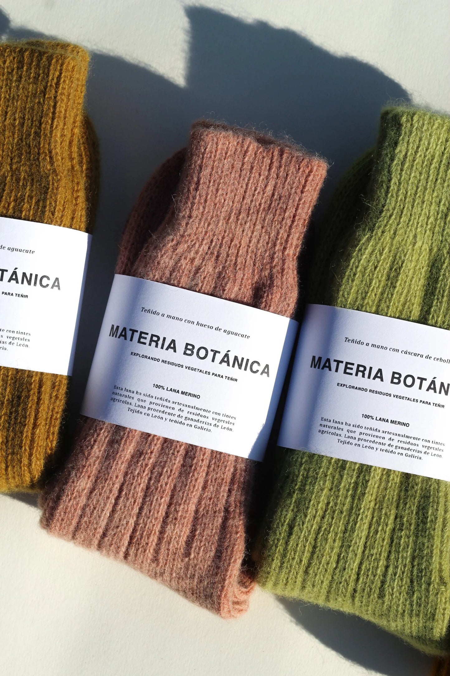 thick merino wool socks - botanically hand-dyed