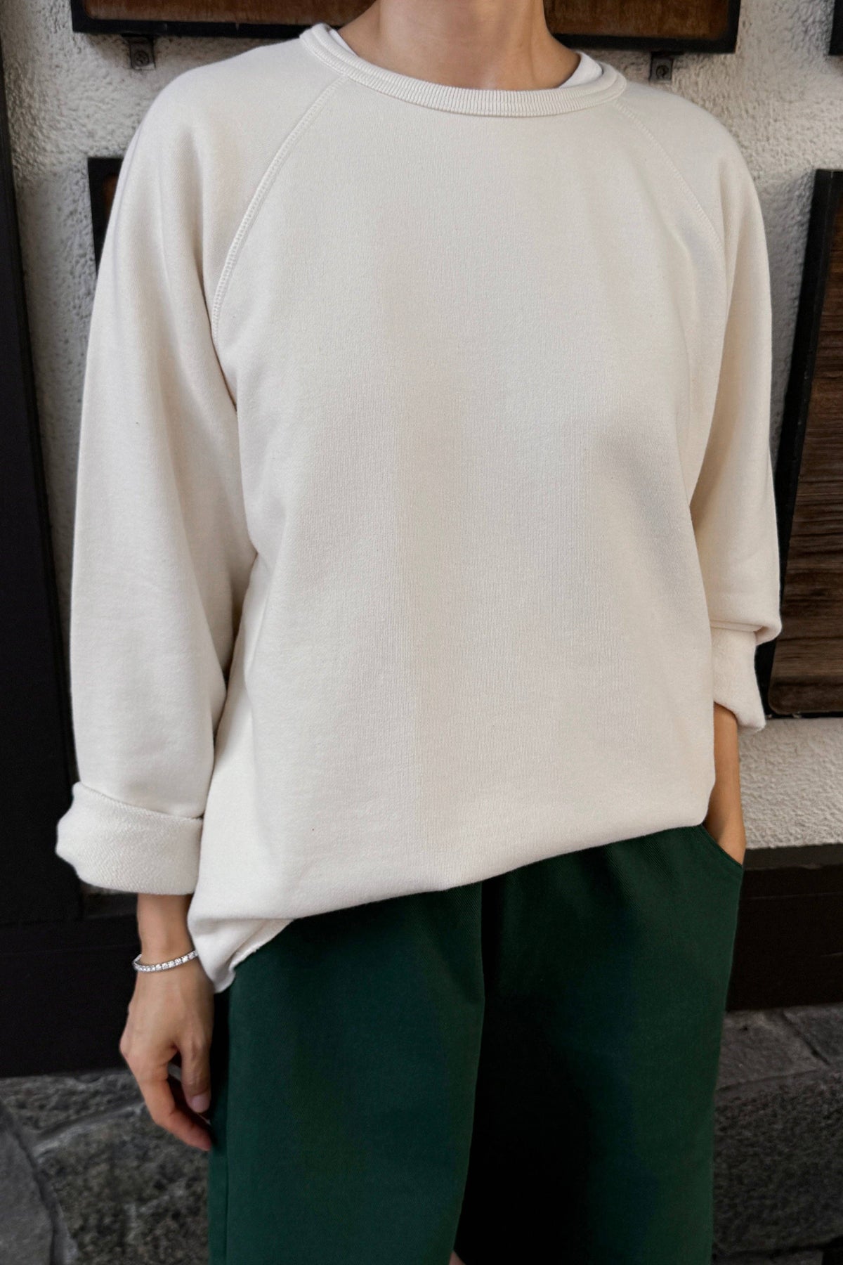 french terry raglan tee - various colors