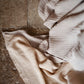 french raw linen throw/tablecloth/curtain - 140x200cm - sand