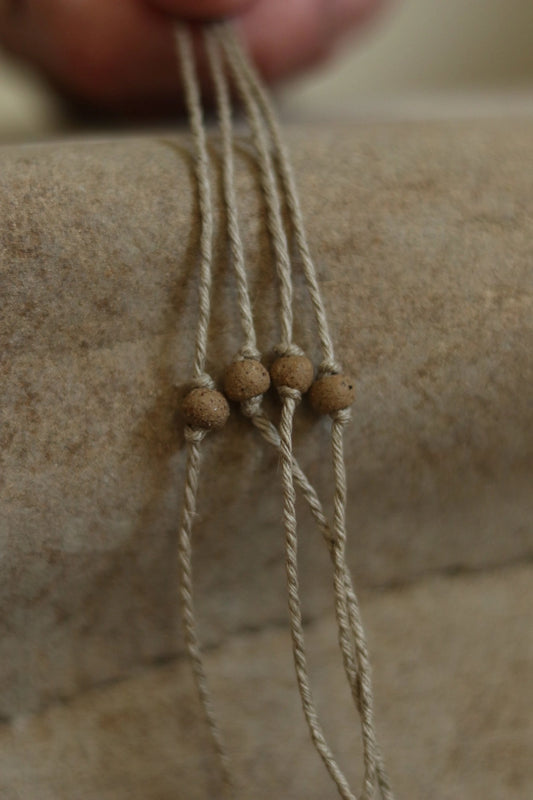 origins clay bead bracelet in gathered earth