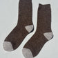 wool waffled socks