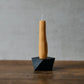 sculptural japanese rice bran wax candles - set of 3