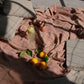 french raw linen throw/tablecloth/curtain - 170x250cm - poudre