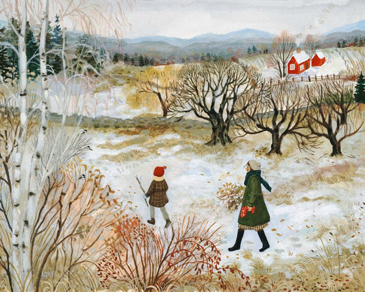 a february ramble art print