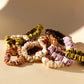 plant dyed silk scrunchie