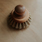 pan brush in oiled birch & maple wood