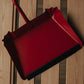 dustpan in red metal
