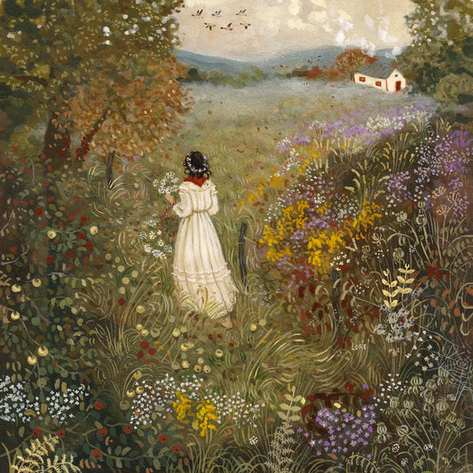 the last of queen anne's lace art print